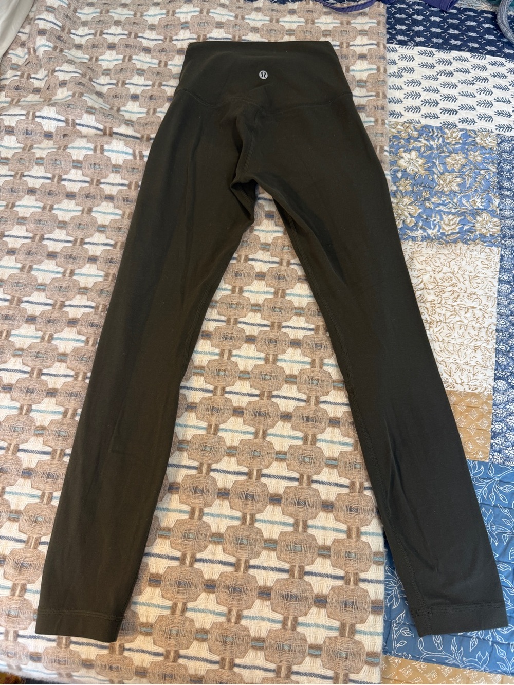lululemon Align cropped green leggings